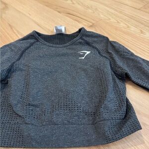 Gray Women's Crop Top